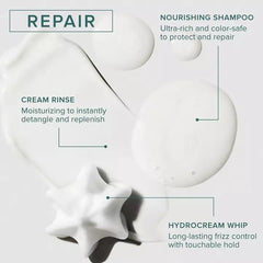 Awapuhi Wild Ginger Cream Rinse pump-dispense shot shows easy, mess-free application.