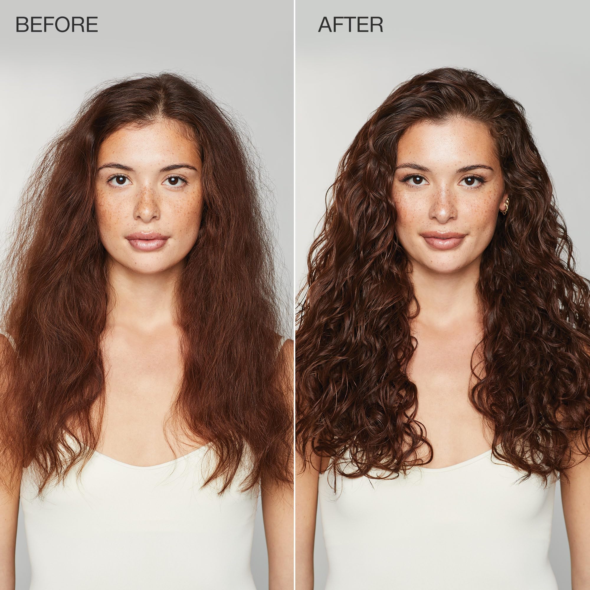 Awapuhi Wild Ginger HydraSoft conditioner with shiny hair swatch after use.