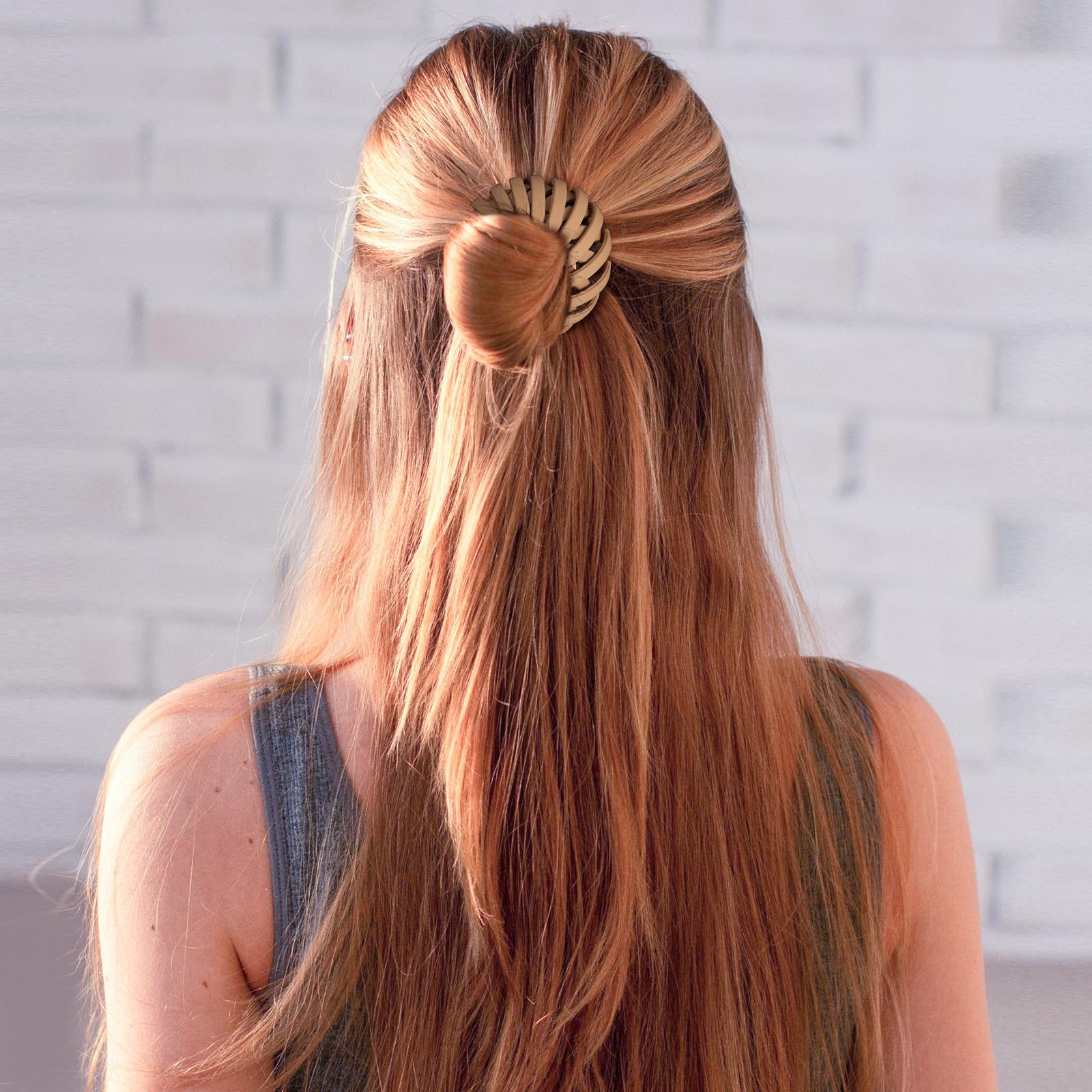 AWAYTR Bird Nest bun creation in action for quick styling