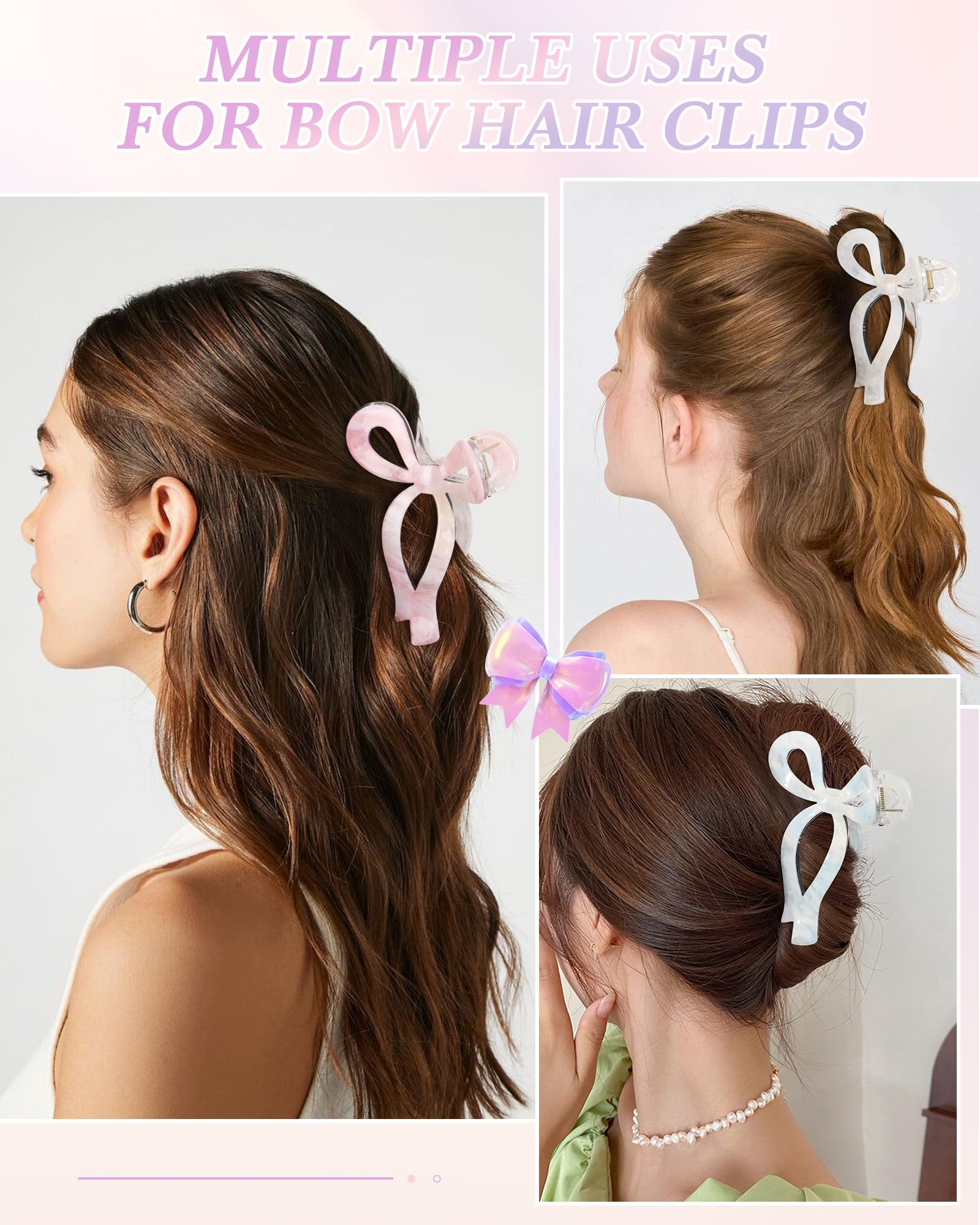 AWAYTR day-to-evening bow clip as a stylish accessory for outfits and photos