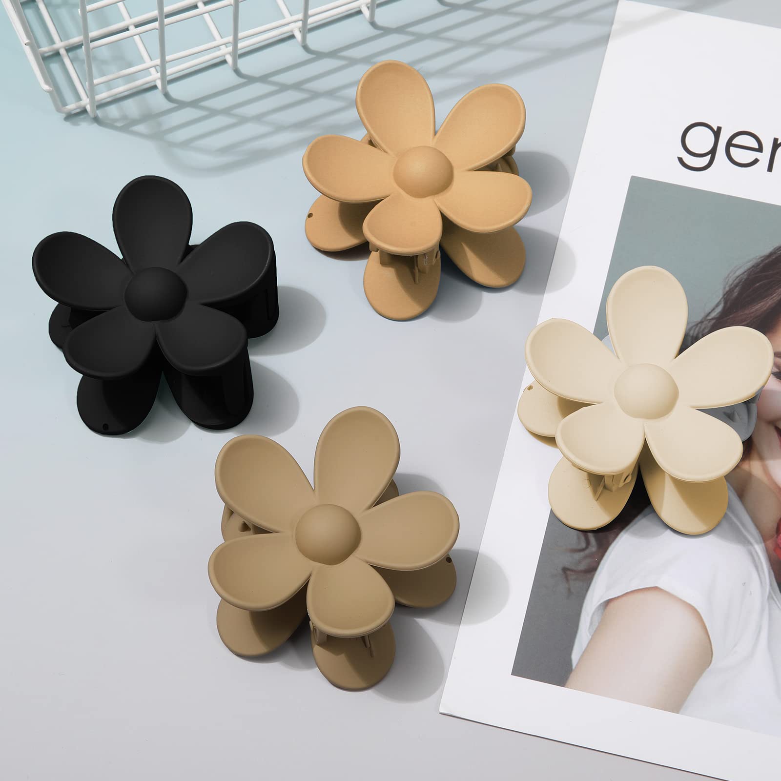 AWAYTR hair clip closeup matte texture highlighting durability