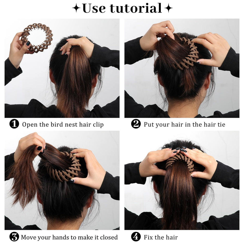 AWAYTR Bird Nest non-slip teeth close-up highlighting secure grip