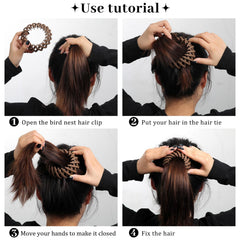 AWAYTR Bird Nest non-slip teeth close-up highlighting secure grip