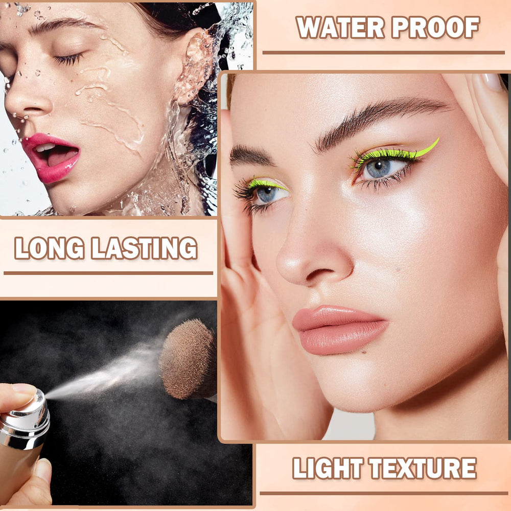 AWCCXMYM Flawless AirBrush brush setup demonstrates effortless application and even blending.