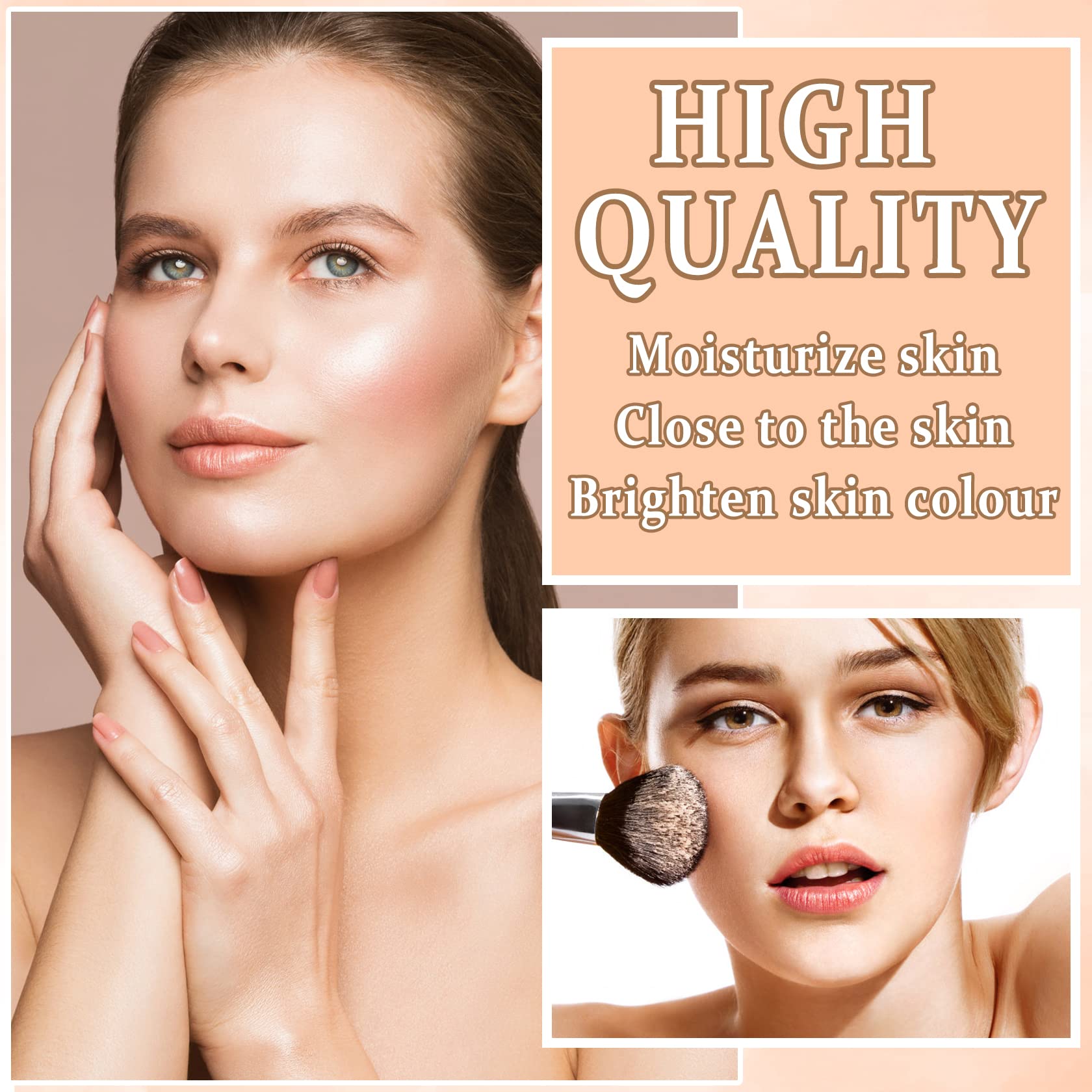 AWCCXMYM Flawless AirBrush natural nude finish image communicates seamless look.
