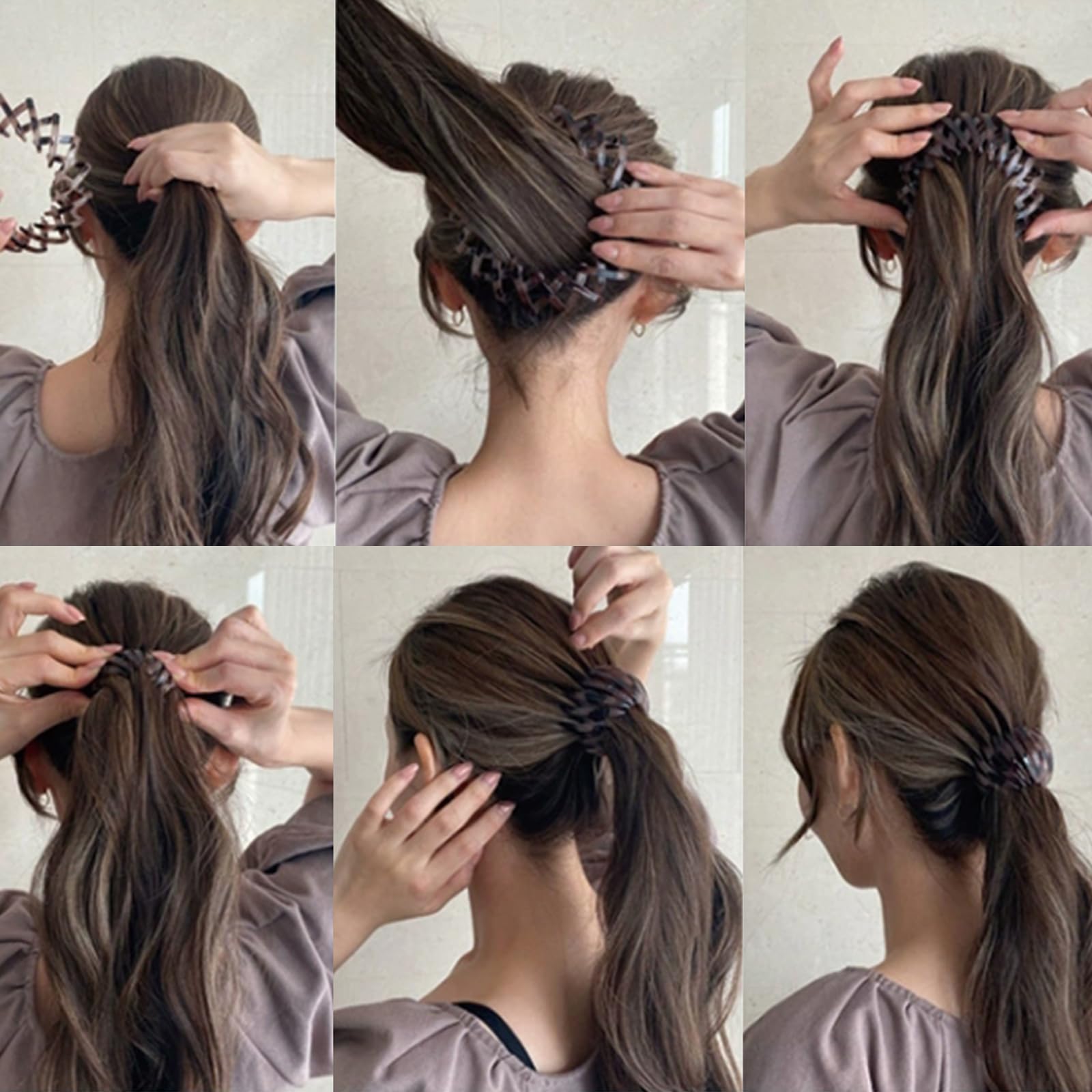 Aweoisa party-wedding hair clip adds a chic accent to formal looks.