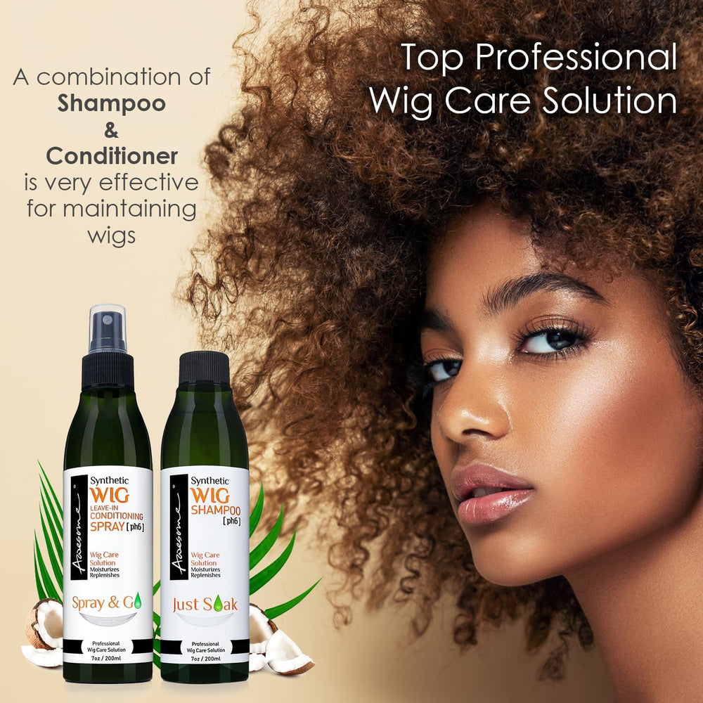 Awesome wig brushing after treatment enables smooth, easy combing.