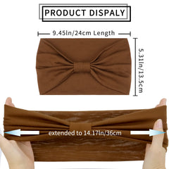 Awumbuk knotted headband soft turban stylish fit for yoga and errands