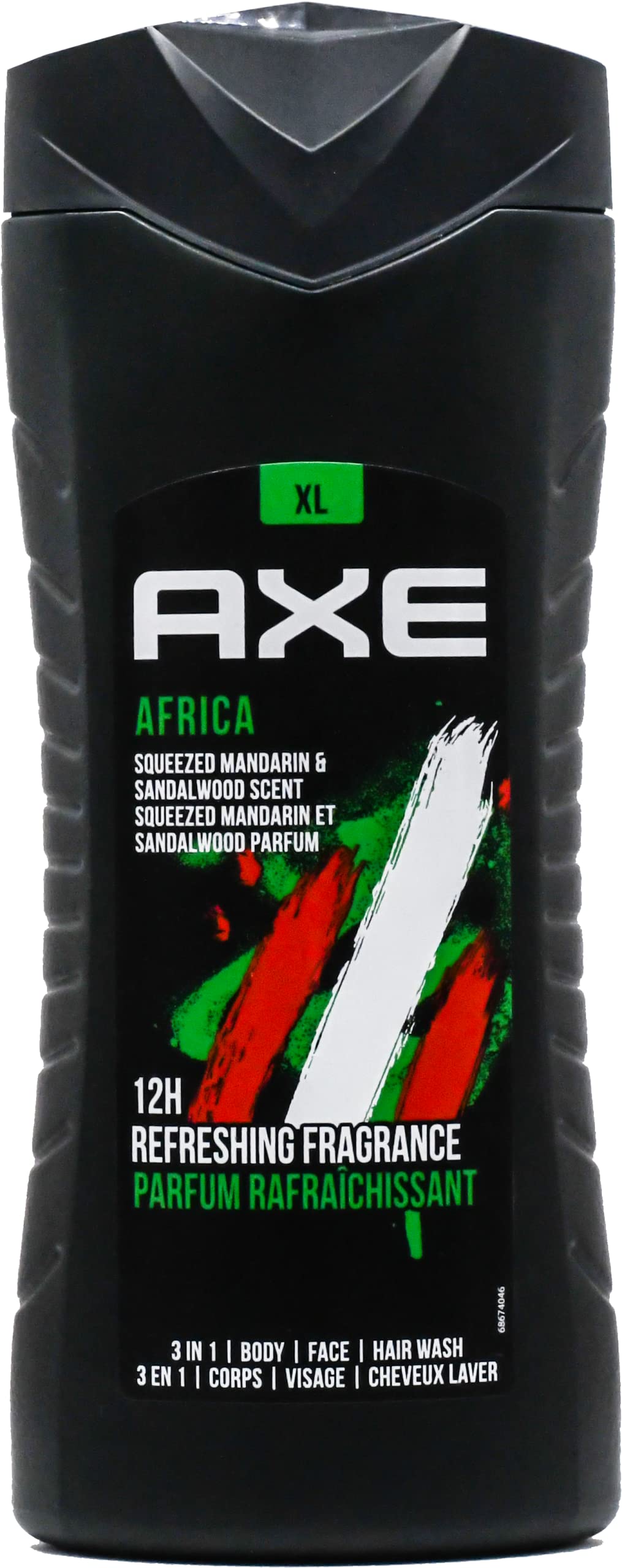 AXE 3-in-1 wash cleanses body, face and hair in one step