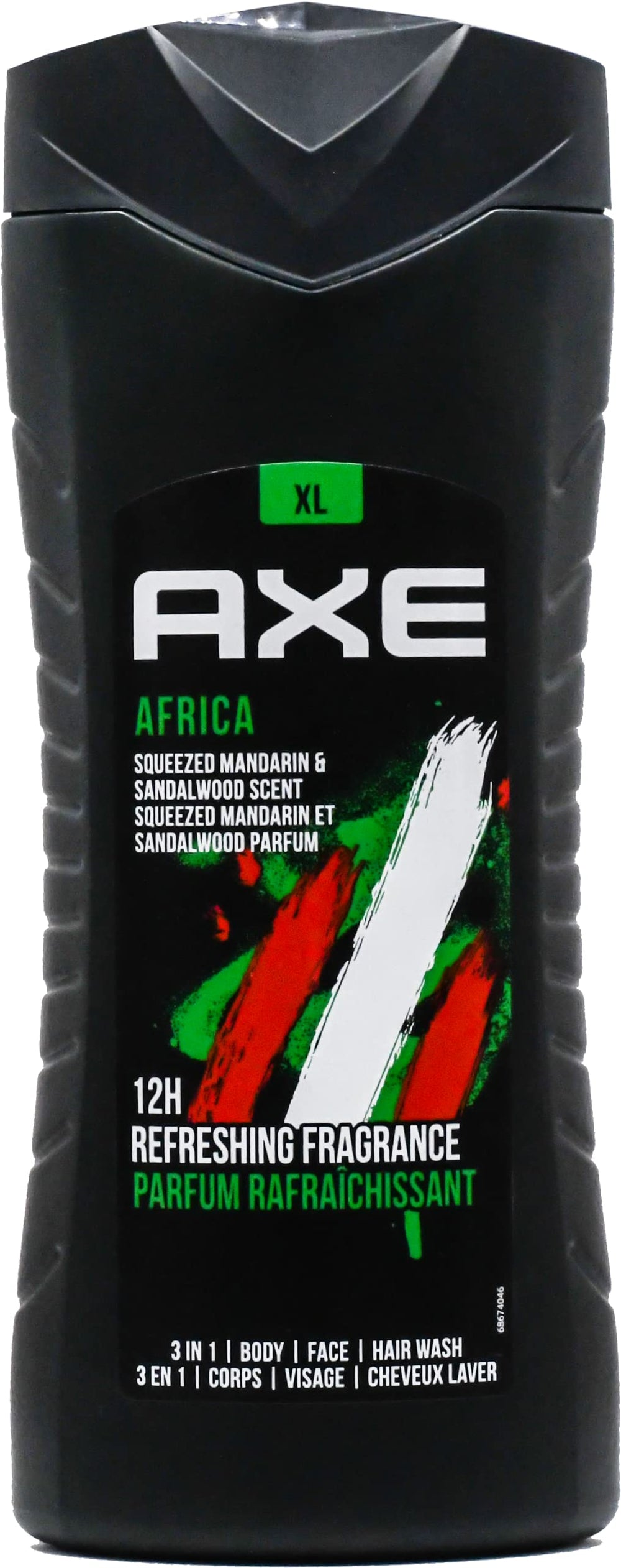 AXE 3-in-1 wash cleanses body, face and hair in one step