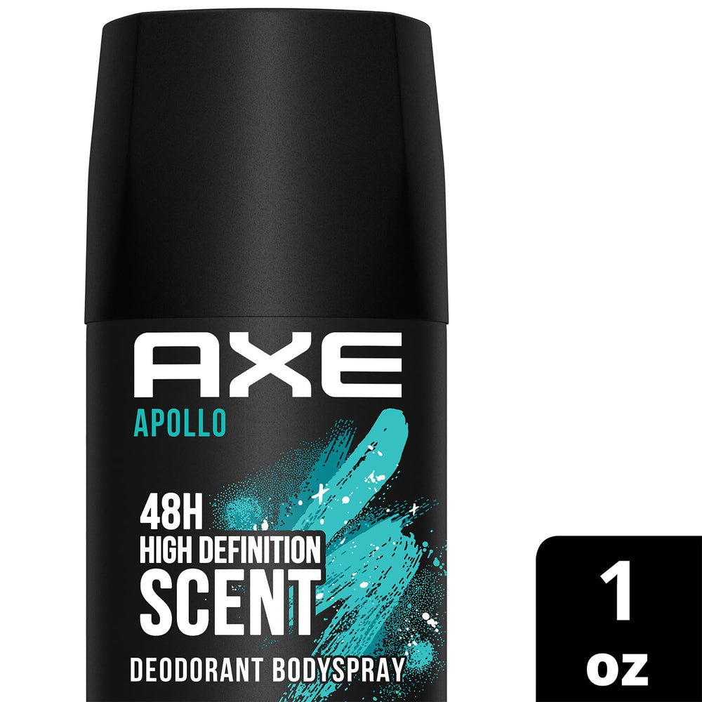 AXE Apollo deodorant dispenses for quick, mess-free application.
