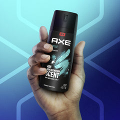 AXE Apollo fragrance sage and cedarwood evokes rugged confidence and clean scent.