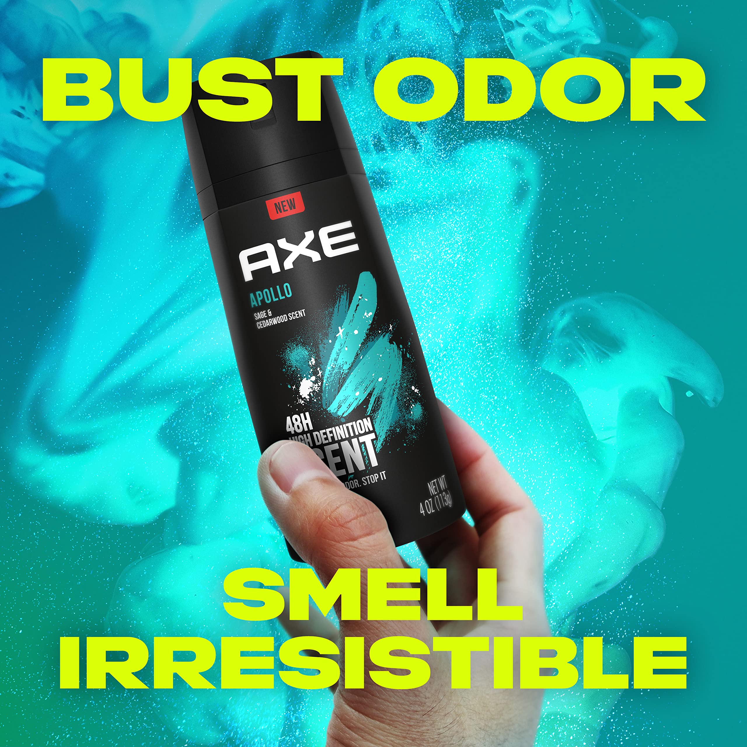 AXE Apollo odor-protection technology helps you stay fresh in steady daily life.