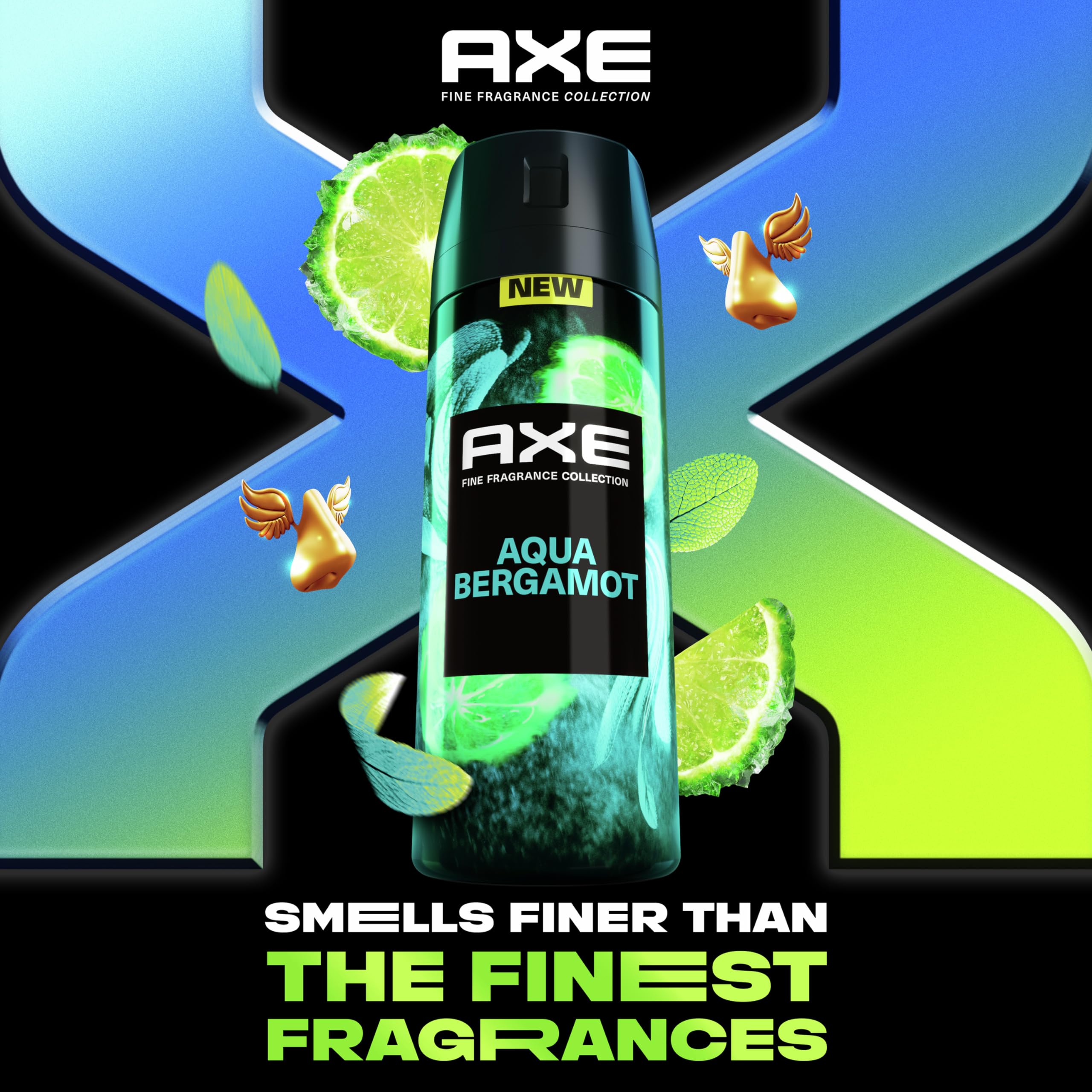AXE Aqua Bergamot juniper aroma profile for a refreshing scent.