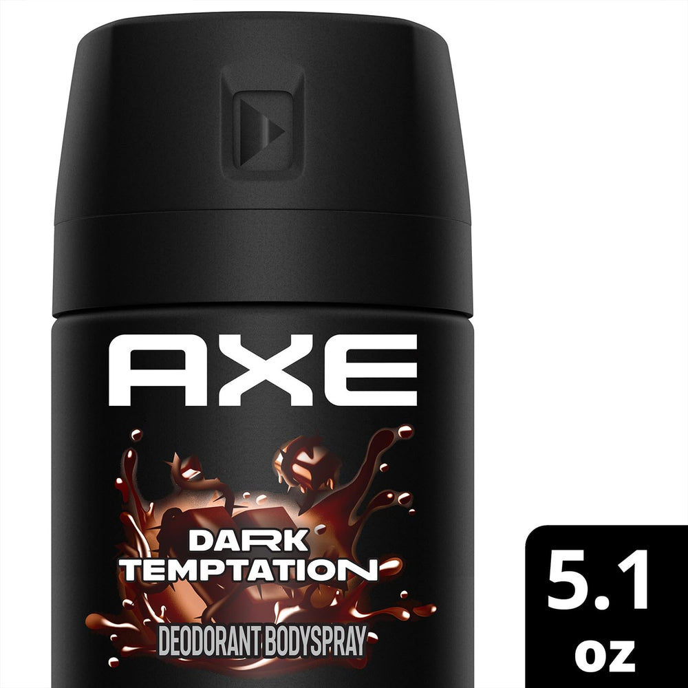 AXE body spray application technique demonstrating six-inch spray