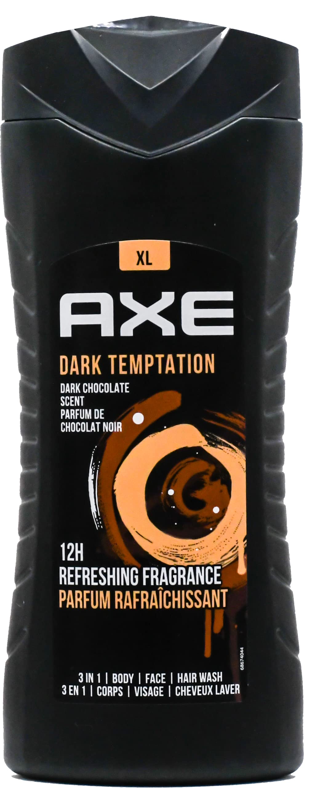 AXE body wash lather forming foam during morning shower