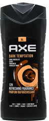 AXE body wash lather forming foam during morning shower