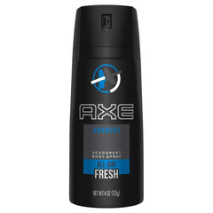 AXE Bodyspray Anarchy for Him 4 oz can with bold fragrance for everyday confidence.