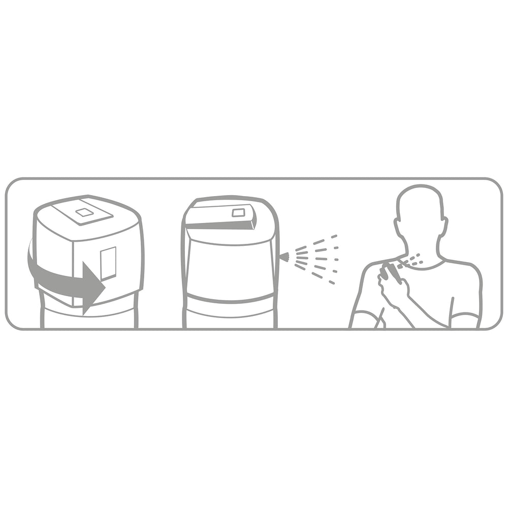 Four-pack carton of AXE Bodyspray Anarchy for Him offering value and convenience.
