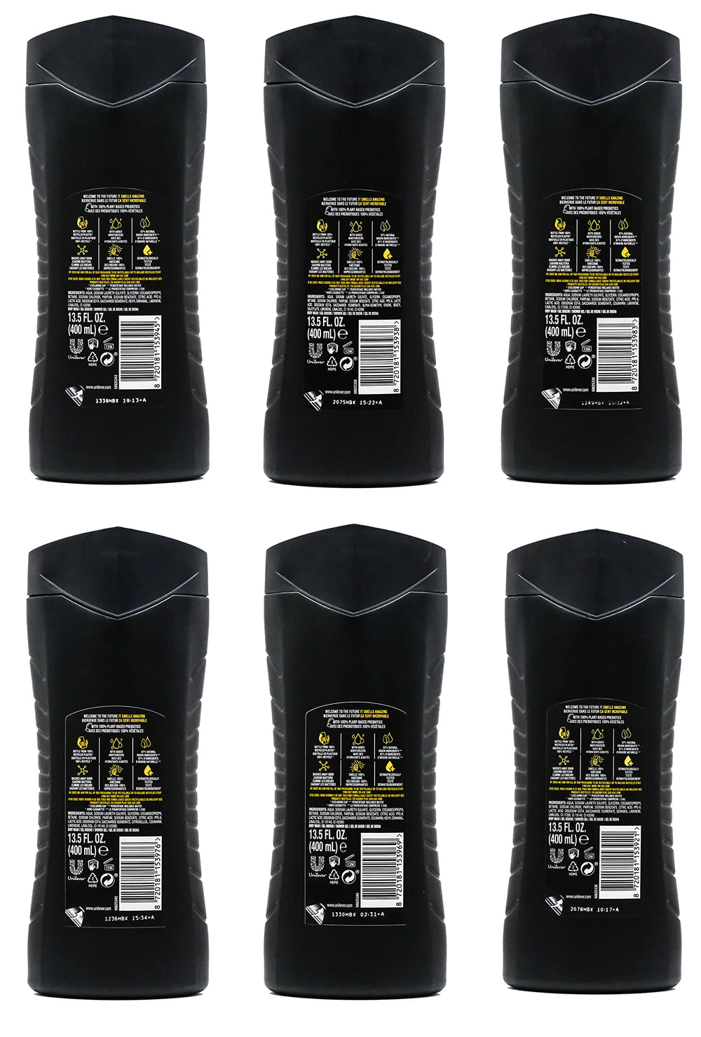 AXE daily routine with 3-in-1 wash for efficiency