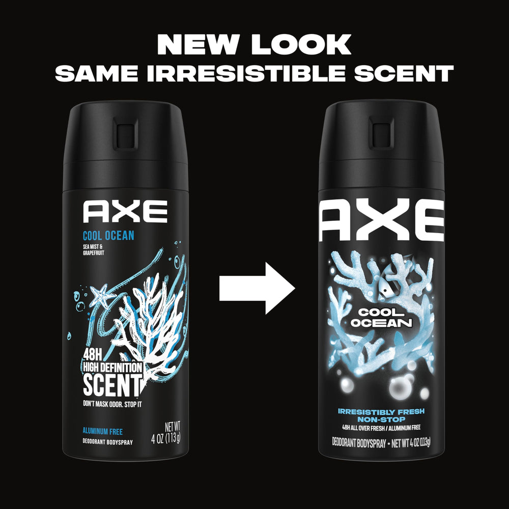 AXE Cool Ocean odor protection emphasizing long-lasting freshness in daily wear