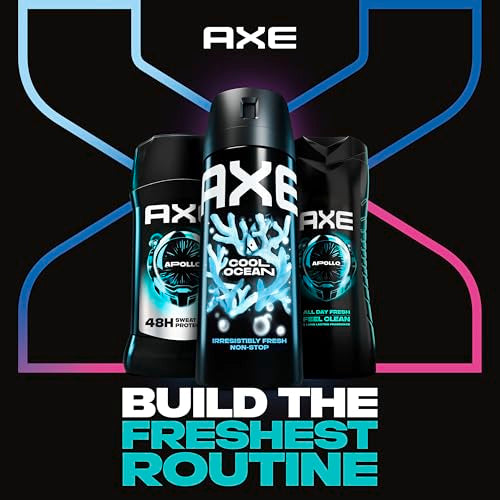 AXE Cool Ocean refreshing scene suggesting everyday routine at gym or commute