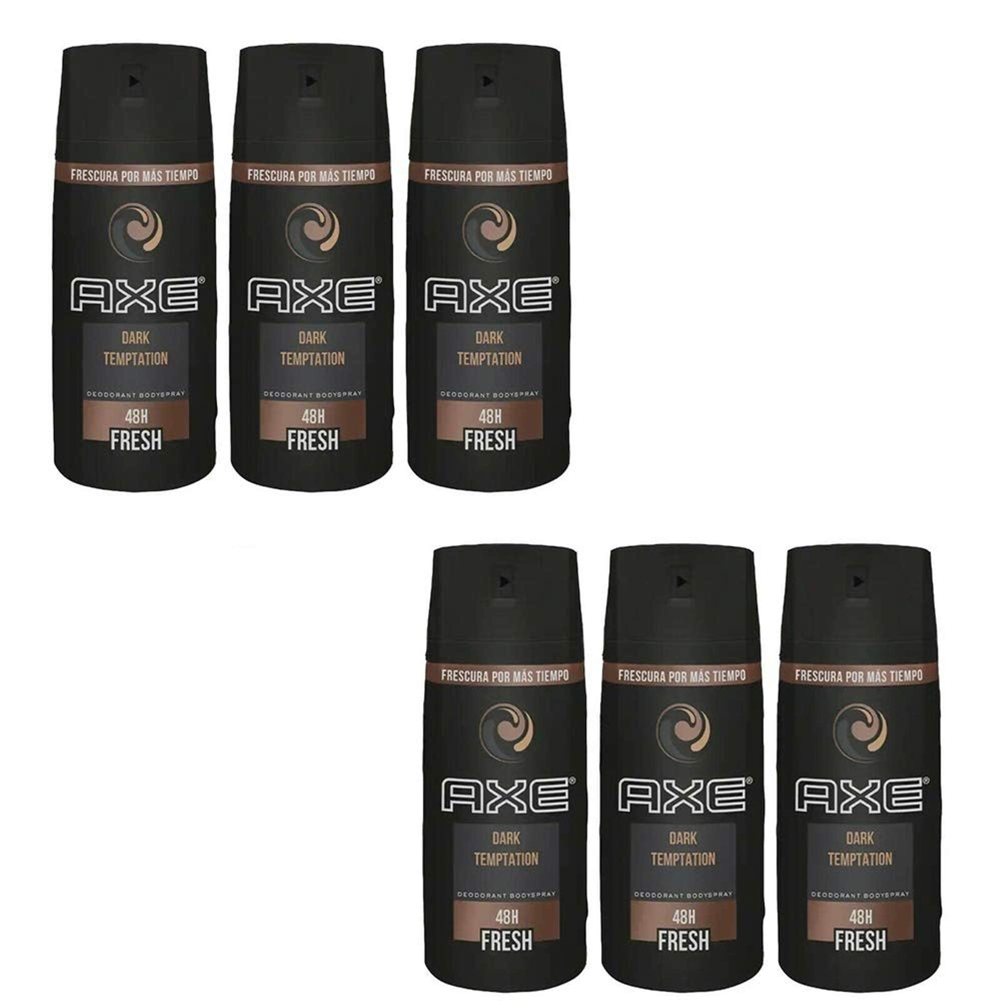 AXE Dark Temptation 4 oz pack front showing value and portability.