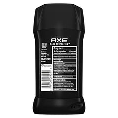 AXE Dark Temptation stick application close-up showing invisible coverage.