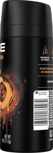 AXE Dark Temptation travel-friendly can for on-the-go scent.