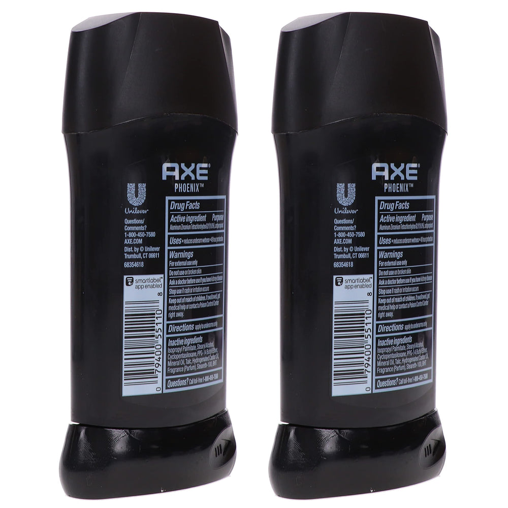 AXE Dry Phoenix application swipe demonstrates quick, odor protection