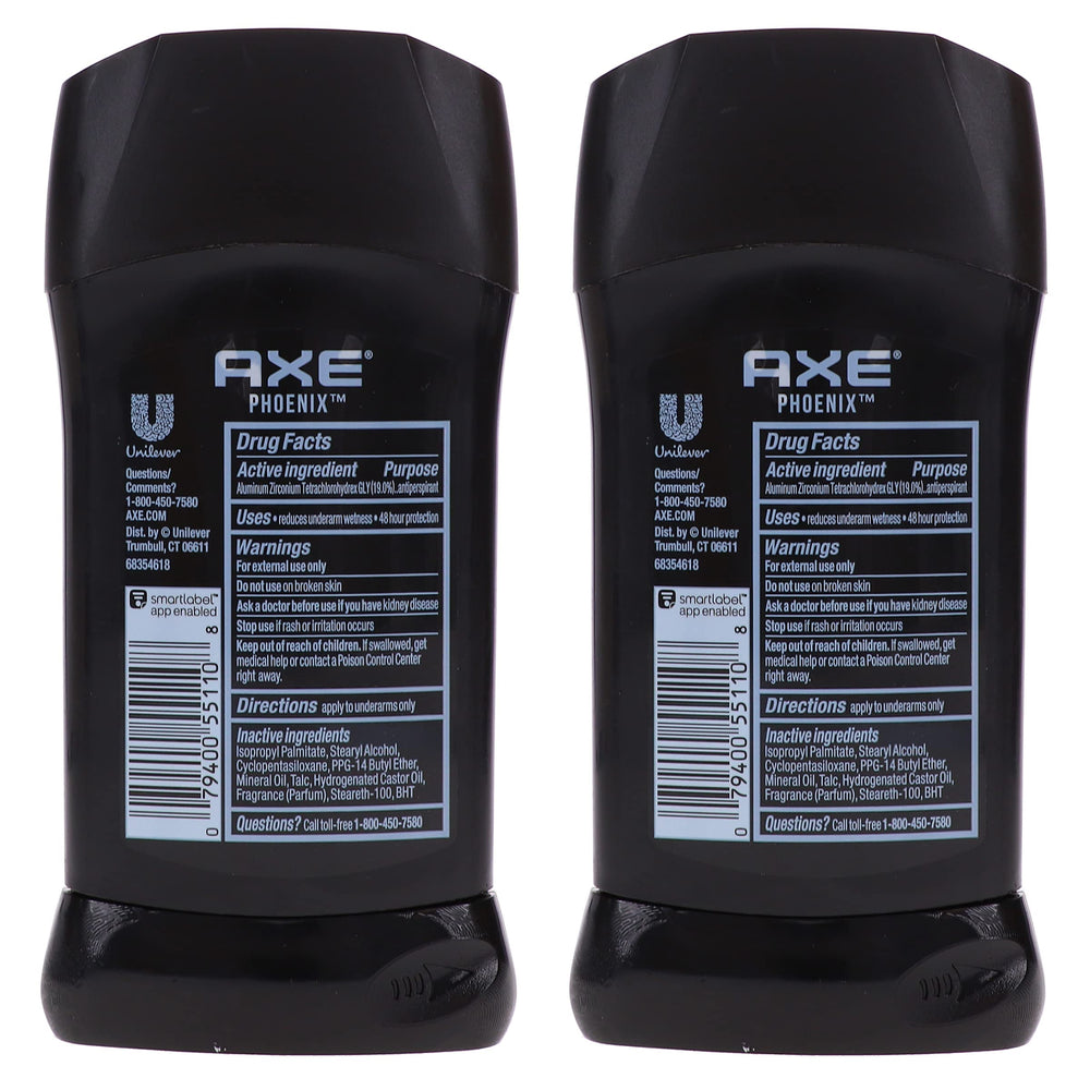 AXE Dry Phoenix stick in hand enables quick, mess-free application