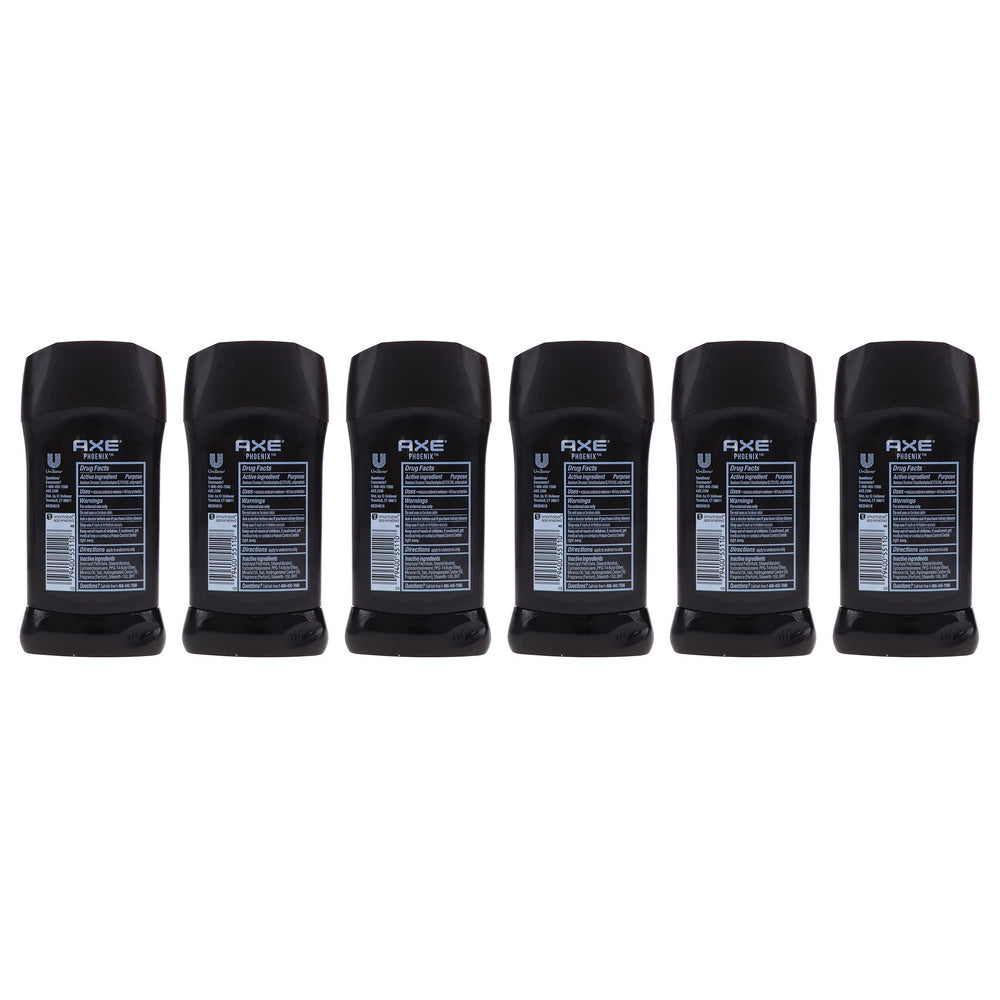 AXE Phoenix anti-perspirant-deodorant shown protecting against sweat and odor.