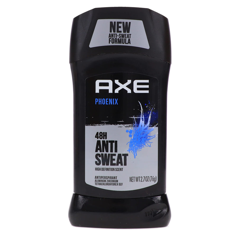 AXE Phoenix-pack-front-view shows bold branding and premium stick design.