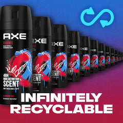 AXE Essence spray-application shot for easy, on-the-go scent boost.