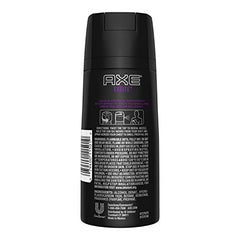 AXE Excite bottle cap close-up showing premium woody sweetness for everyday confidence