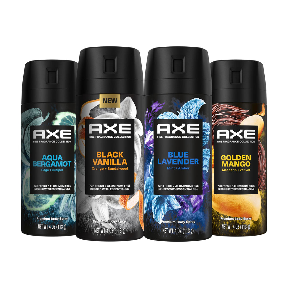 AXE Fine Fragrance Blue Lavender bottle with calming lavender notes for daily wear.