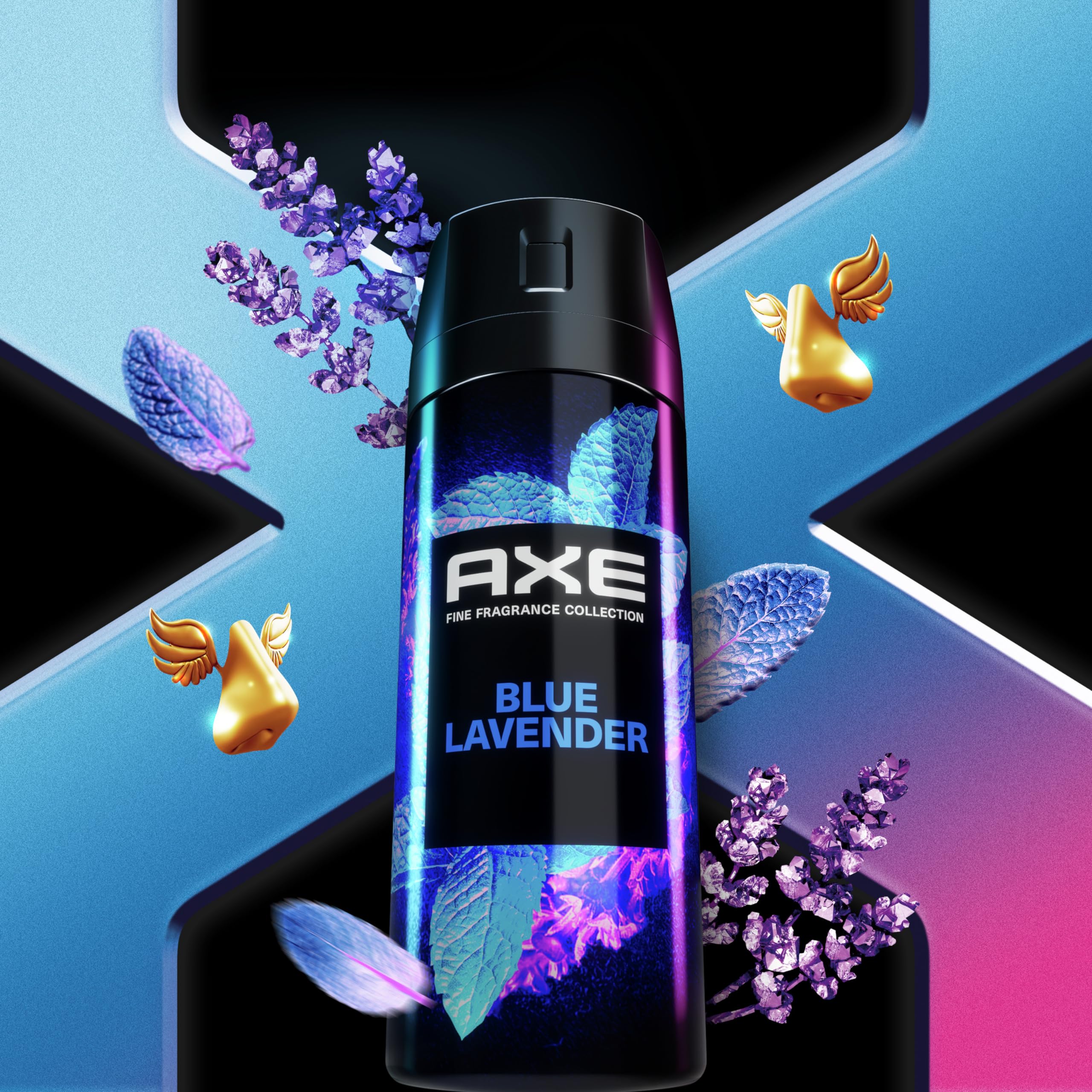 AXE Fine Fragrance Essential oils close-up showing fragrant ingredients.