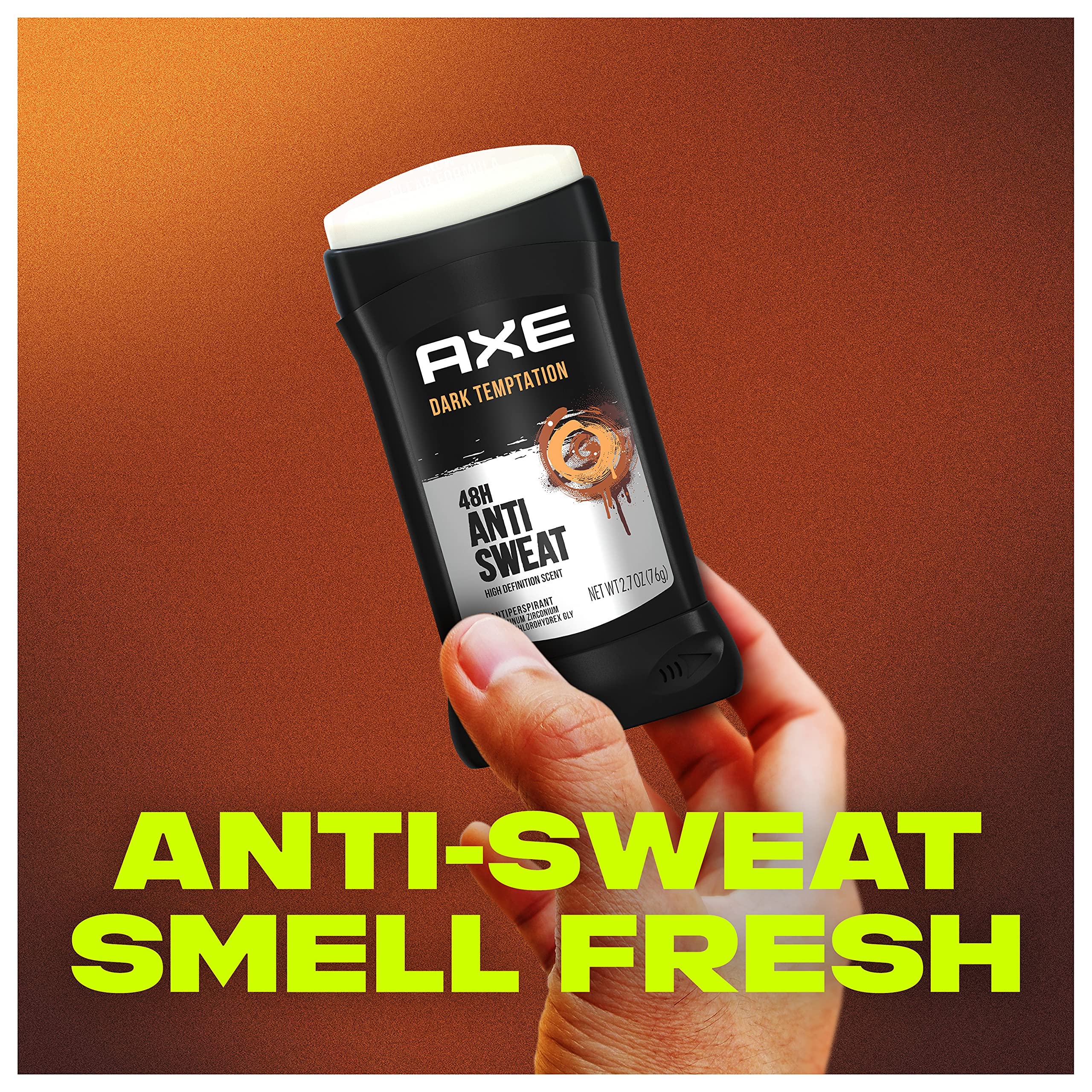 AXE grooming range for men showing Dark Temptation lineup