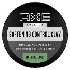 Axe natural look softening hair cream bottle delivering natural finish for short to mid-length hair.