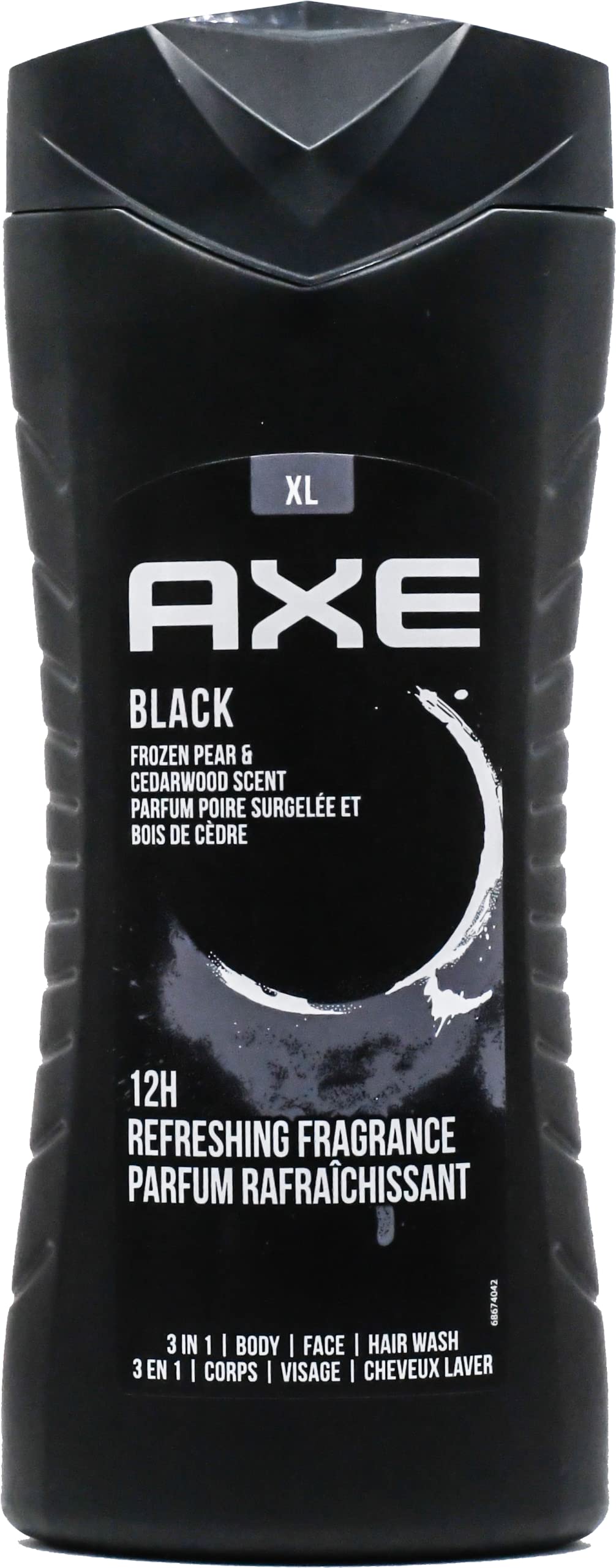 AXE 13.5 oz bottle design emphasizes value and convenience