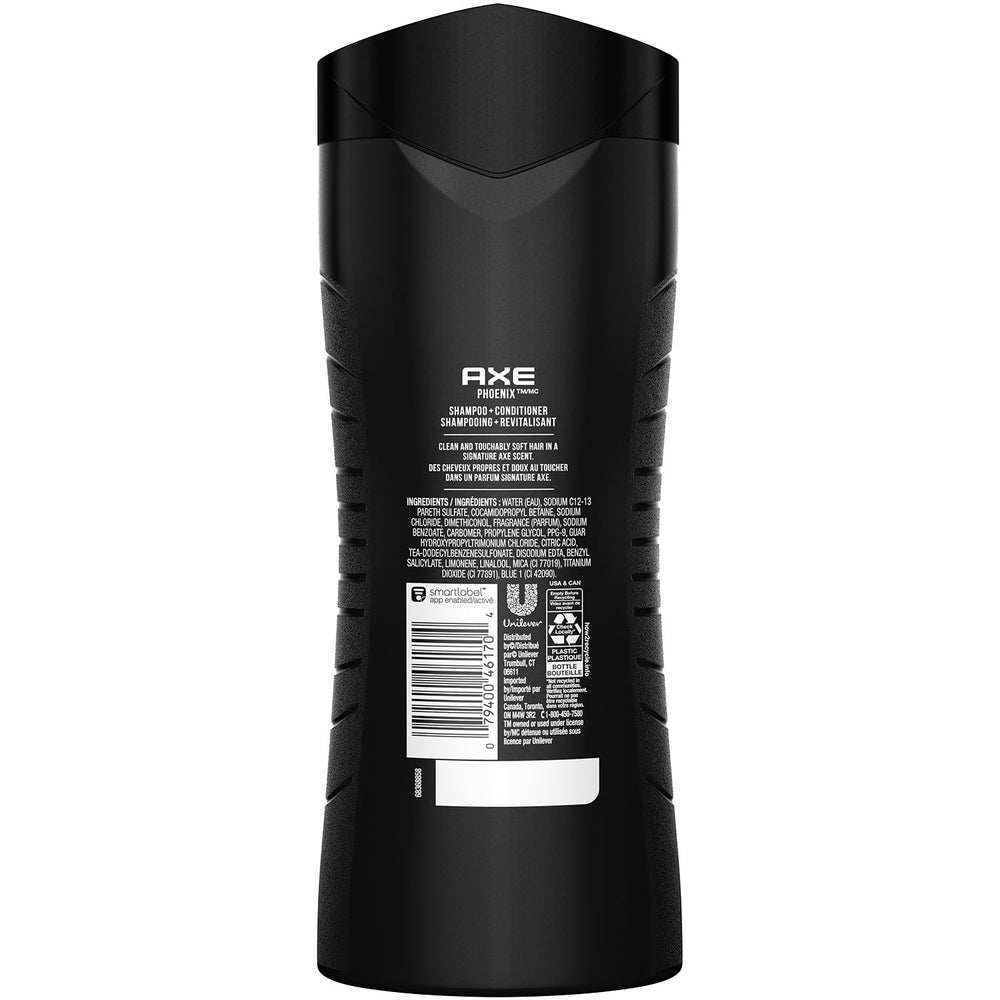 AXE Phoenix 2in1 bottle closeup highlights no-slip grip and convenience.