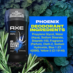 AXE Phoenix crushed mint rosemary fragrance closeup highlighting refreshing herbal aroma.