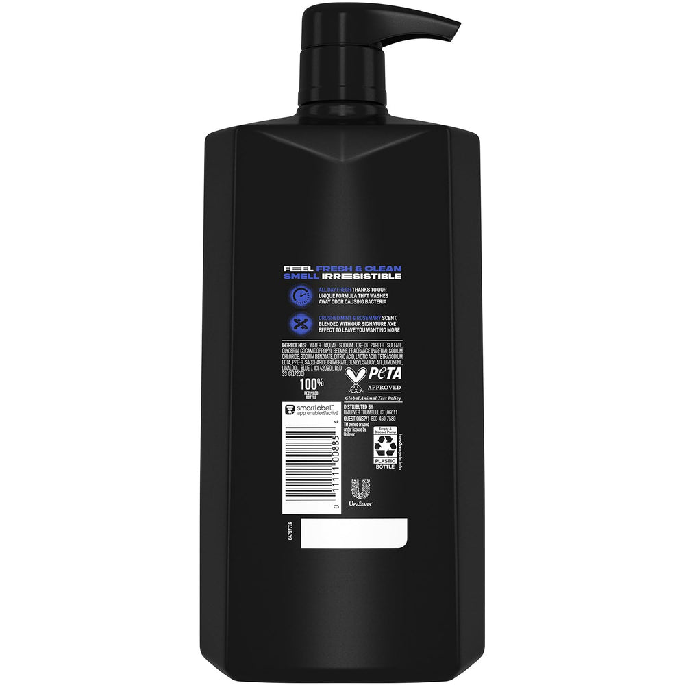 AXE Phoenix foamy shower lather delivering a cooling cleanse