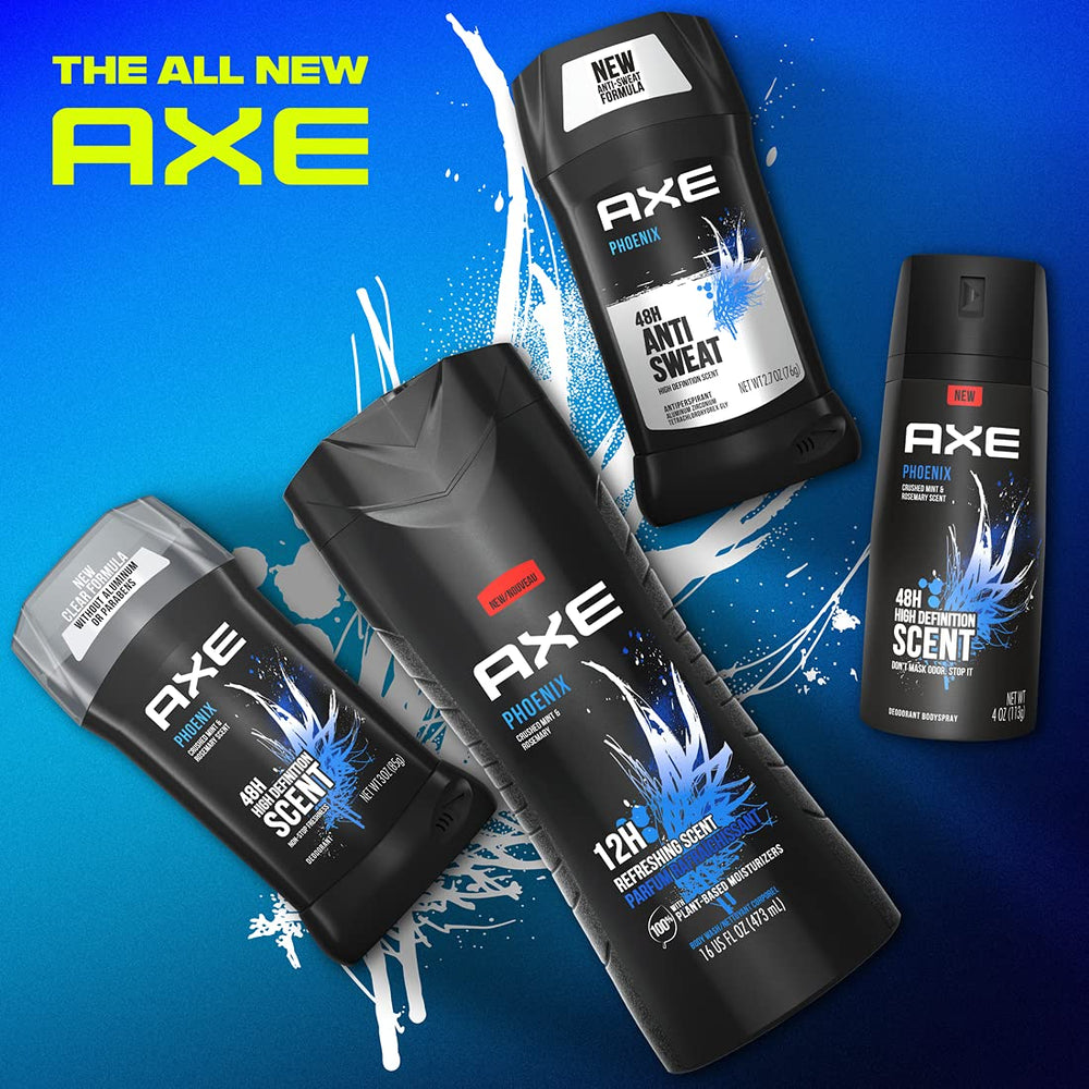 AXE Phoenix invisible-stick formula glides on smooth without residue