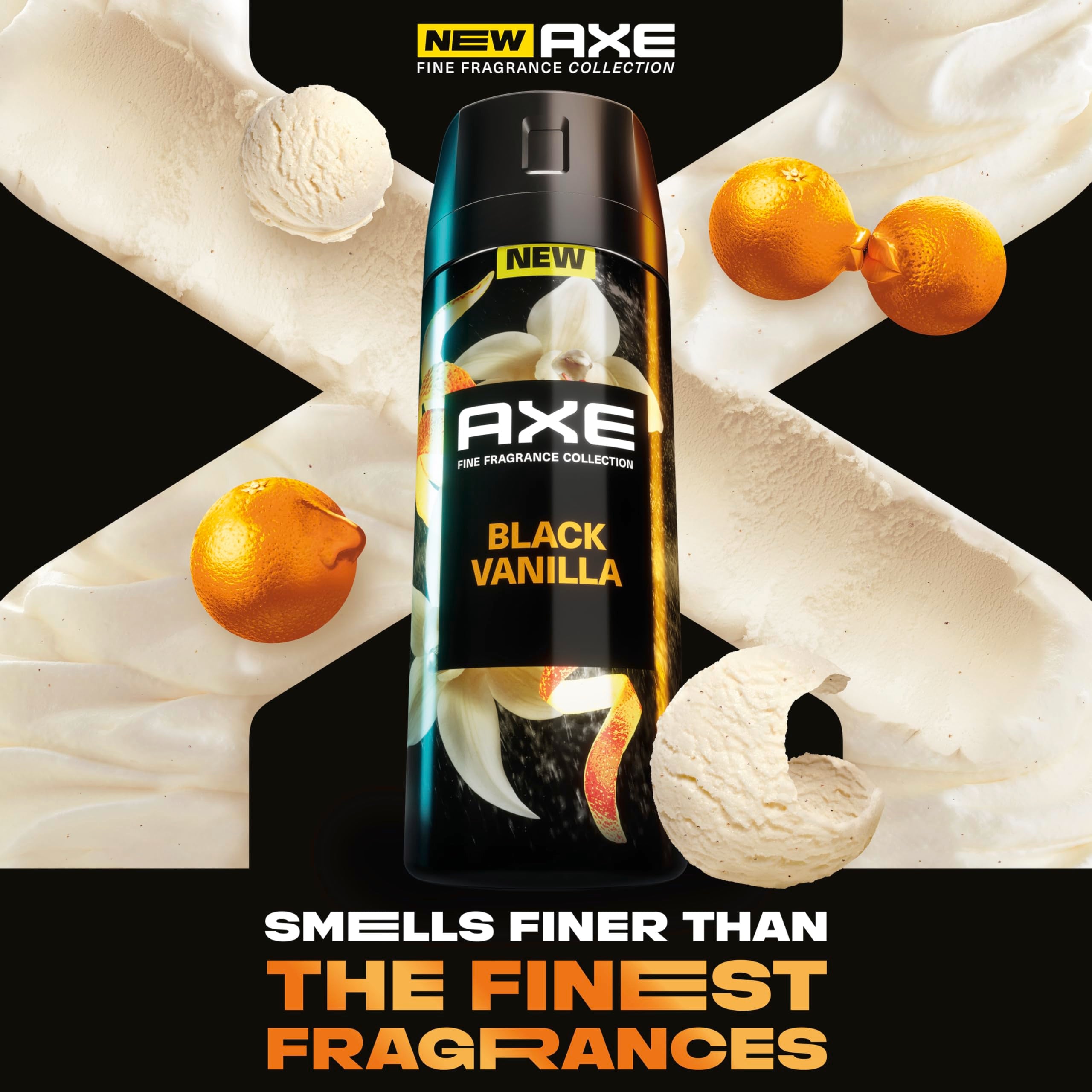 AXE Premium Body Spray shows long-lasting odor protection up to 72 hours.