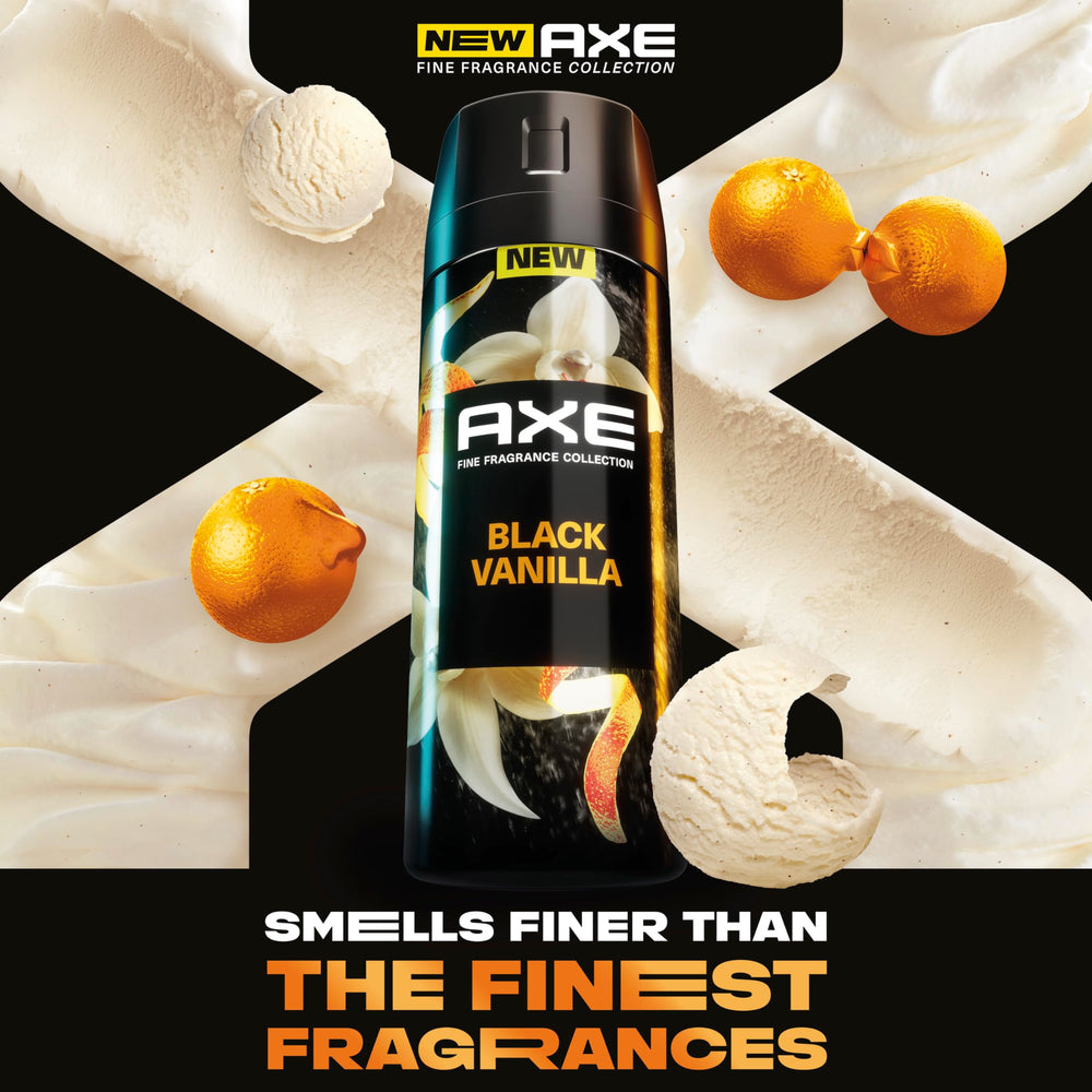 AXE Premium Body Spray shows long-lasting odor protection up to 72 hours.
