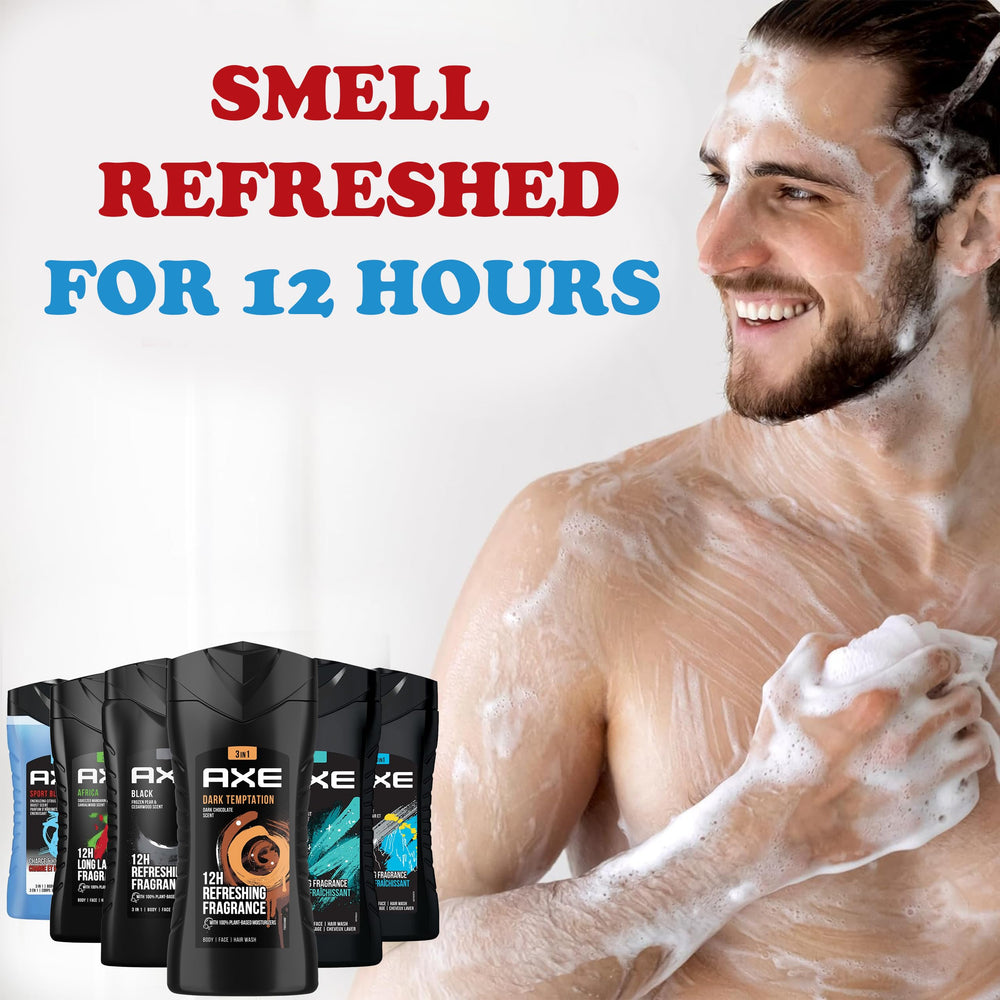 AXE Sports Blast 3in1 bottle highlighting gym-ready cleanse