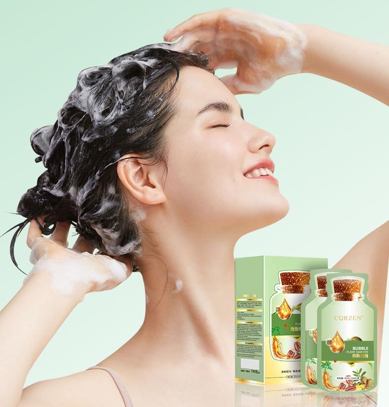 Axnzp Magic Bubble Foam demonstrates creamy texture for comfortable scalp feel.