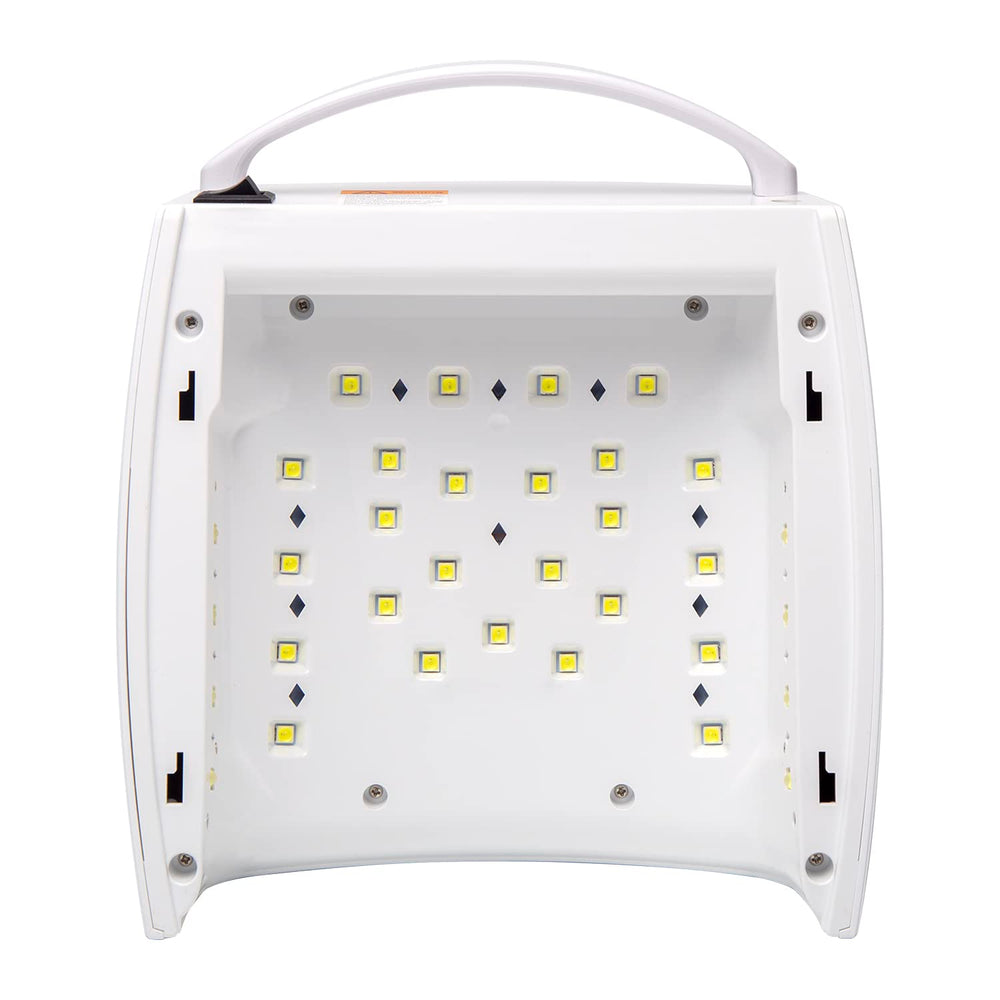Ayshone 48W nail lamp with auto-sensor in action for hands-free curing.