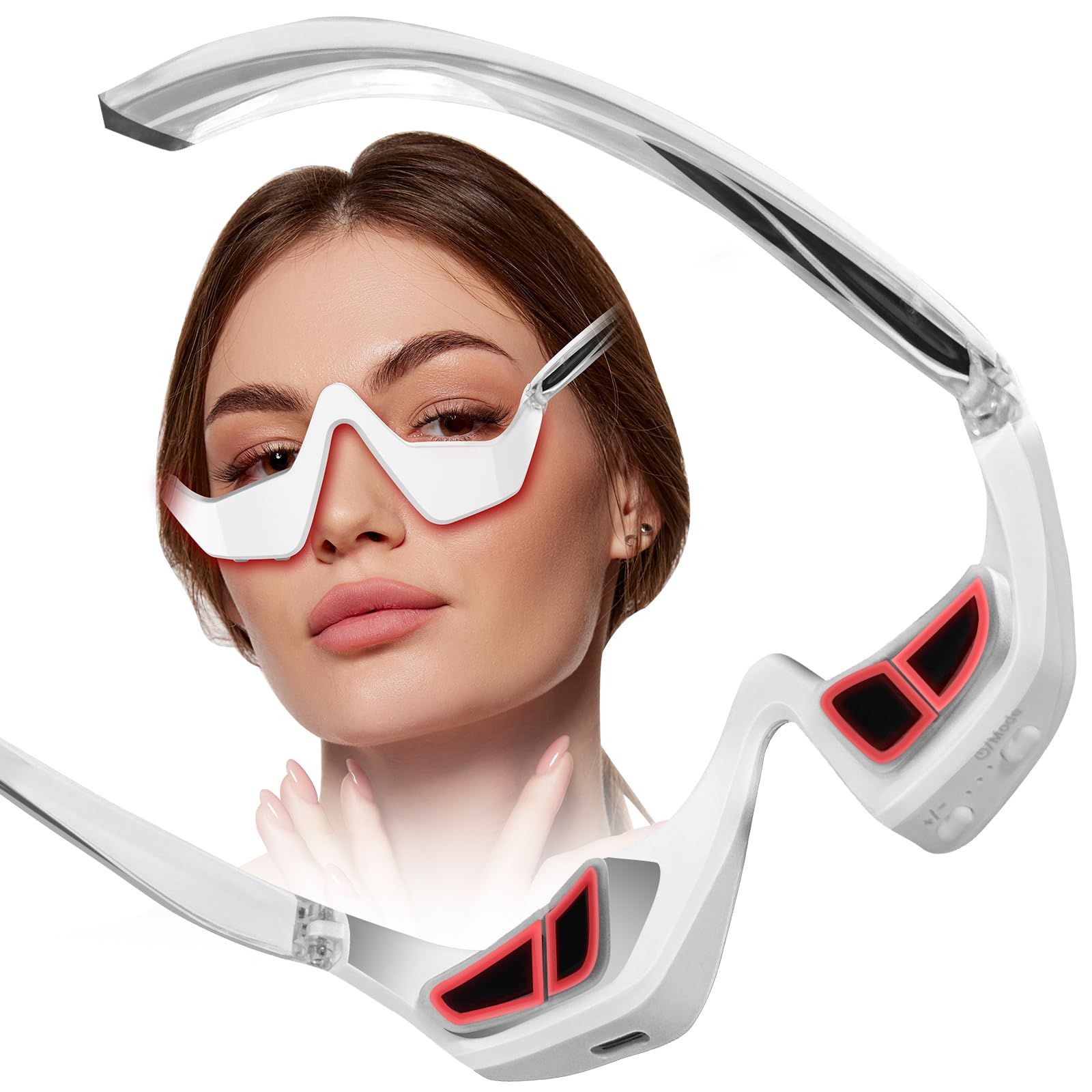 AYYHG Renewa Eyelift device front view for at-home under-eye care and quick routines.
